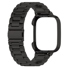 2 in 1 Three-bead Metal Watch Band with Watch Frame, For Xiaomi Redmi Watch 3 / Mi Watch Lite 3