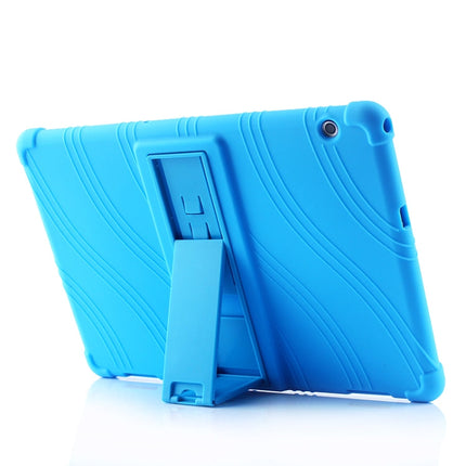 Tablet PC Silicone Protective Case with Invisible Bracket, For Huawei MediaPad T5, For Lenovo Tab E10, For iPad 6 (9.7 Universal)