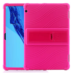 Tablet PC Silicone Protective Case with Invisible Bracket, For Huawei MediaPad T5, For Lenovo Tab E10, For iPad 6 (9.7 Universal)