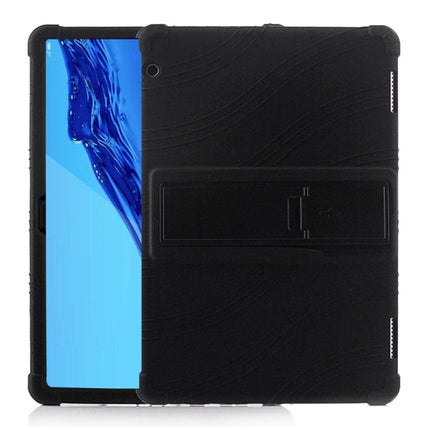Tablet PC Silicone Protective Case with Invisible Bracket, For Huawei MediaPad T5, For Lenovo Tab E10, For iPad 6 (9.7 Universal)