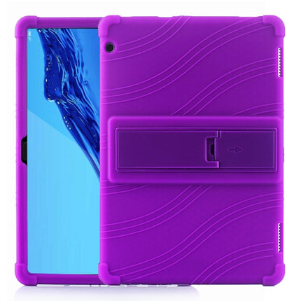 Tablet PC Silicone Protective Case with Invisible Bracket, For Huawei MediaPad T5, For Lenovo Tab E10, For iPad 6 (9.7 Universal)