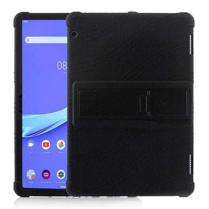 Tablet PC Silicone Protective Case with Invisible Bracket, For Huawei MediaPad T5, For Lenovo Tab E10, For iPad 6 (9.7 Universal)