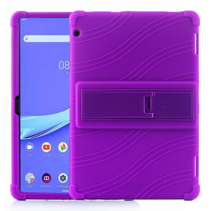 Tablet PC Silicone Protective Case with Invisible Bracket, For Huawei MediaPad T5, For Lenovo Tab E10, For iPad 6 (9.7 Universal)