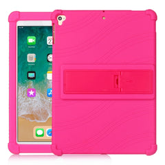 Tablet PC Silicone Protective Case with Invisible Bracket, For Huawei MediaPad T5, For Lenovo Tab E10, For iPad 6 (9.7 Universal)