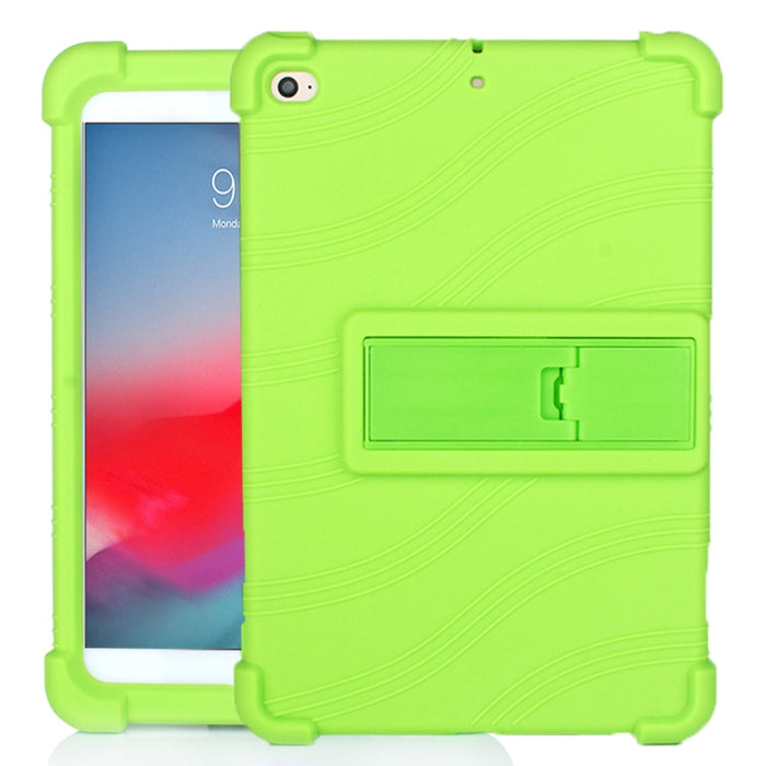 Tablet PC Silicone Protective Case with Invisible Bracket, For iPad mini 5 / 4, For iPad 10.2 / 10.5, For iPad mini 3 / 2 / 1