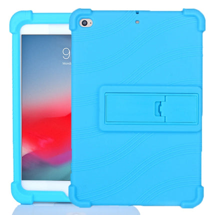 Tablet PC Silicone Protective Case with Invisible Bracket, For iPad mini 5 / 4, For iPad 10.2 / 10.5, For iPad mini 3 / 2 / 1