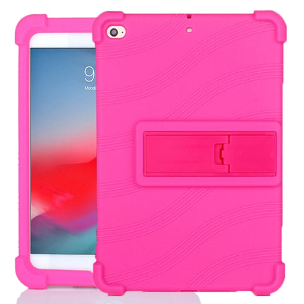 Tablet PC Silicone Protective Case with Invisible Bracket, For iPad mini 5 / 4, For iPad 10.2 / 10.5, For iPad mini 3 / 2 / 1