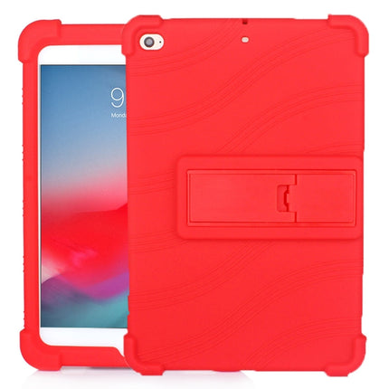 Tablet PC Silicone Protective Case with Invisible Bracket, For iPad mini 5 / 4, For iPad 10.2 / 10.5, For iPad mini 3 / 2 / 1