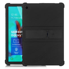 Tablet PC Silicone Protective Case with Invisible Bracket, For Galaxy Tab A 10.1 (2019) T510, For Galaxy Tab S5e T720