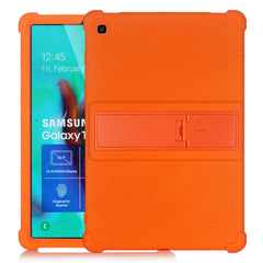 Tablet PC Silicone Protective Case with Invisible Bracket, For Galaxy Tab A 10.1 (2019) T510, For Galaxy Tab S5e T720