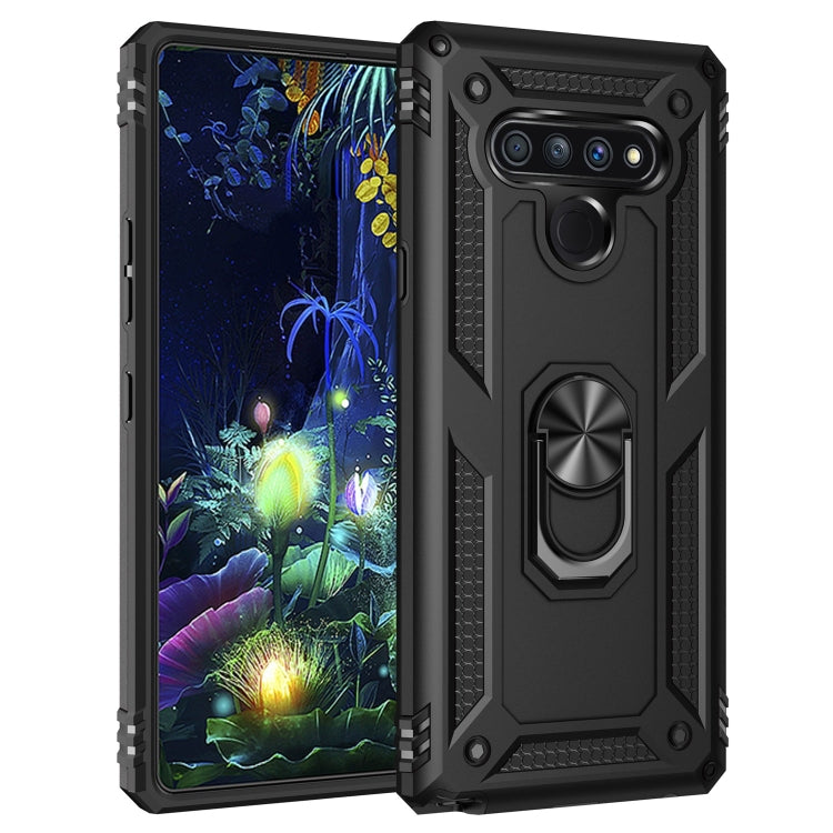 For LG Stylo 6 Shockproof TPU + PC Protective Case with 360 Degree Rotating Holder, For LG Stylo 6