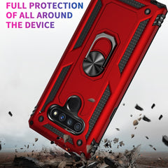 For LG Stylo 6 Shockproof TPU + PC Protective Case with 360 Degree Rotating Holder, For LG Stylo 6