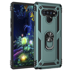 For LG Stylo 6 Shockproof TPU + PC Protective Case with 360 Degree Rotating Holder, For LG Stylo 6