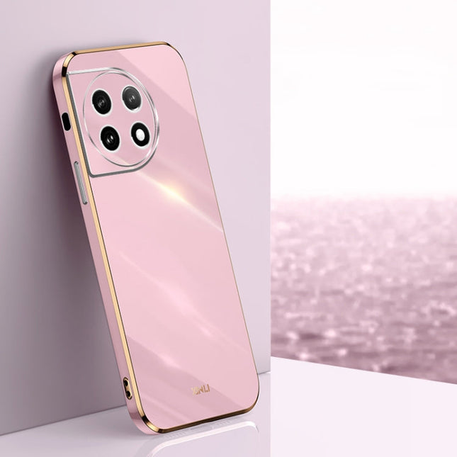 XINLI Straight Edge 6D Electroplate TPU Phone Case, For OnePlus 11, For OnePlus Ace 2, For Realme GT Neo 5