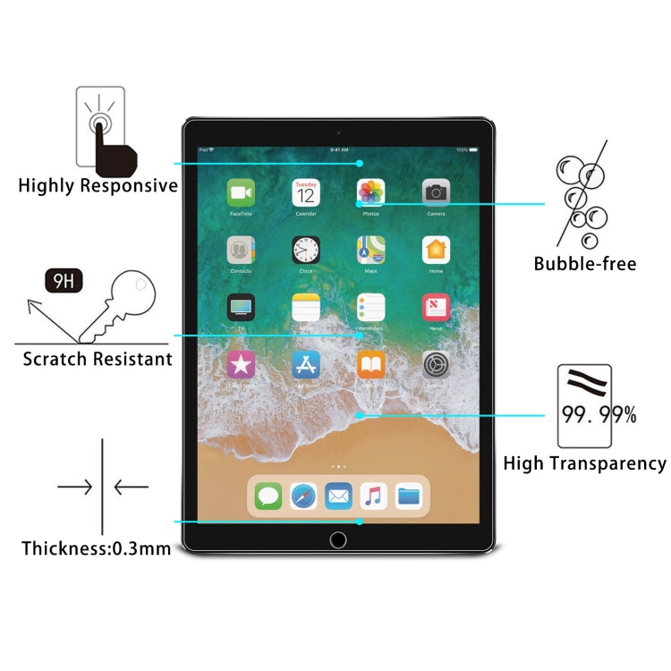 For OPPO Pad 2 / Pad Neo 11.4 25pcs 9H 2.5D Explosion-proof Tempered Tablet Glass Film, For iPad Pro 12.9 2017 / 2015 (25pcs), For OPPO Pad 2 / Pad Neo 11.4(25 PCS)