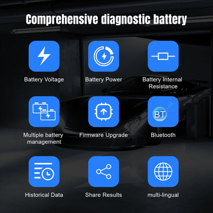 KONNWEI BK200 6V/12V/24V Car Bluetooth Battery Tester