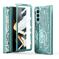 Mechanical Legend Integrated Electroplating All-inclusive Phone Case, For Samsung Galaxy Z Fold4 5G