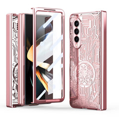 Mechanical Legend Integrated Electroplating All-inclusive Phone Case, For Samsung Galaxy Z Fold4 5G