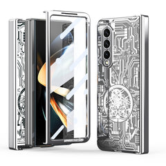 Mechanical Legend Integrated Electroplating All-inclusive Phone Case, For Samsung Galaxy Z Fold4 5G