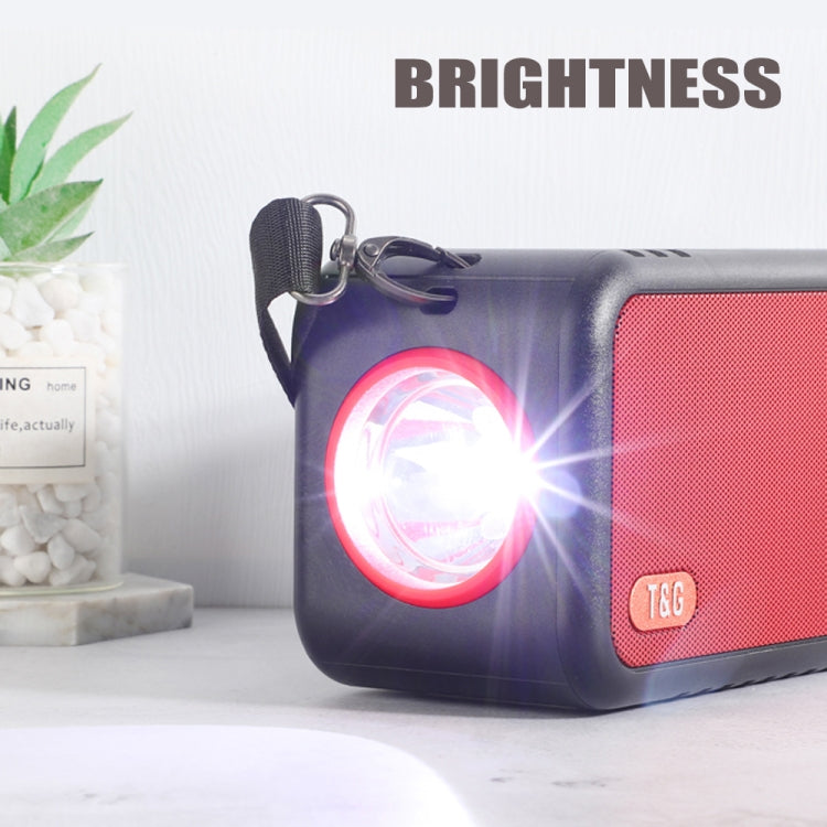 T&G TG637 Outdoor Portable Solar Power Wireless Bluetooth Speaker with FM / Flashlight / TF Card Slot, TG637