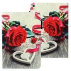 For Galaxy Tab A 10.1 (2019) T510 / Red Rose