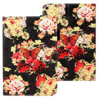 For Galaxy Tab A 10.1 (2019) T510 / Black Peony Flower