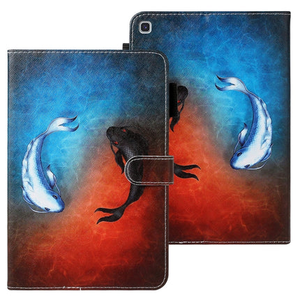 Cross Texture Painted Horizontal  Leather Case with Sleep / Wake-up Function & Card Slot & Holder & Wallet, For Galaxy Tab A 8.0 (2019) T290, For Galaxy Tab A 10.1 (2019) T510, For Galaxy Tab S5e T720, For iPad Air, For iPad 10.2�����������������������...