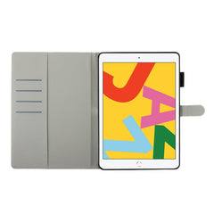 Cross Texture Painted Horizontal  Leather Case with Sleep / Wake-up Function & Card Slot & Holder & Wallet