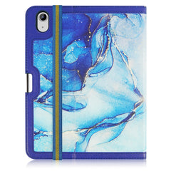 Marble Pattern Stitching Leather Tablet Case
