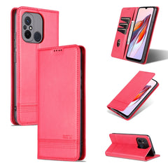 AZNS Magnetic Calf Texture Flip Leather Phone Case