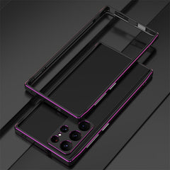 Aurora Series Lens Protector + Metal Frame Phone Case, For Samsung Galaxy S23 5G, For Samsung Galaxy S23+ 5G, For Samsung Galaxy S23 Ultra 5G