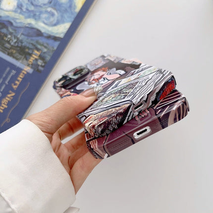 Precise Hole Oil Painting Glossy PC Phone Case, For iPhone 12 Pro, For iPhone 12 Pro Max, For iPhone 11, For iPhone 11 Pro Max