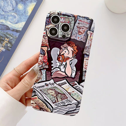 Precise Hole Oil Painting Glossy PC Phone Case, For iPhone 12 Pro, For iPhone 12 Pro Max, For iPhone 11, For iPhone 11 Pro Max