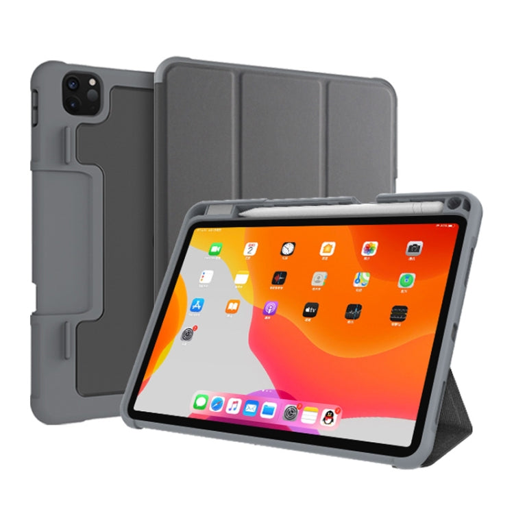 Mutural Horizontal Flip PC + TPU + PU Leather Case with Holder & Pen Slot, For iPad Pro 11 inch (2021) / (2020), For iPad Pro 12.9 inch 2022 / 2021 / 2020