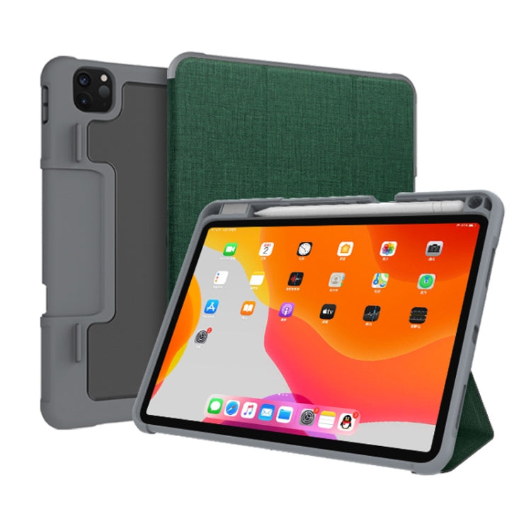 Mutural Horizontal Flip PC + TPU + PU Leather Case with Holder & Pen Slot, For iPad Pro 11 inch (2021) / (2020), For iPad Pro 12.9 inch 2022 / 2021 / 2020