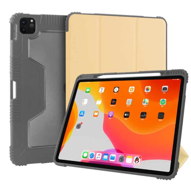 Mutural Horizontal Flip PC + TPU + PU Leather Case with Holder & Pen Slot, For iPad Pro 11 inch (2021) / (2020), For iPad Pro 12.9 inch 2022 / 2021 / 2020