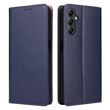 Fierre Shann PU Genuine Leather Texture Leather Phone Case, For Samsung Galaxy A14 5G, For Samsung Galaxy A23, For Samsung Galaxy A34 5G