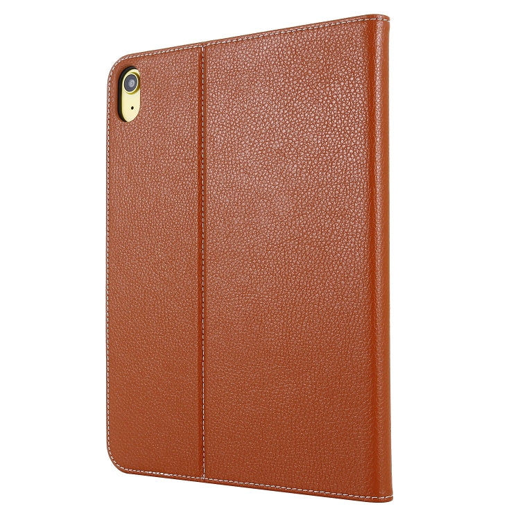 GEBEI Silk Texture Flip Tablet Leather Case, For iPad 10th Gen 10.9 2022