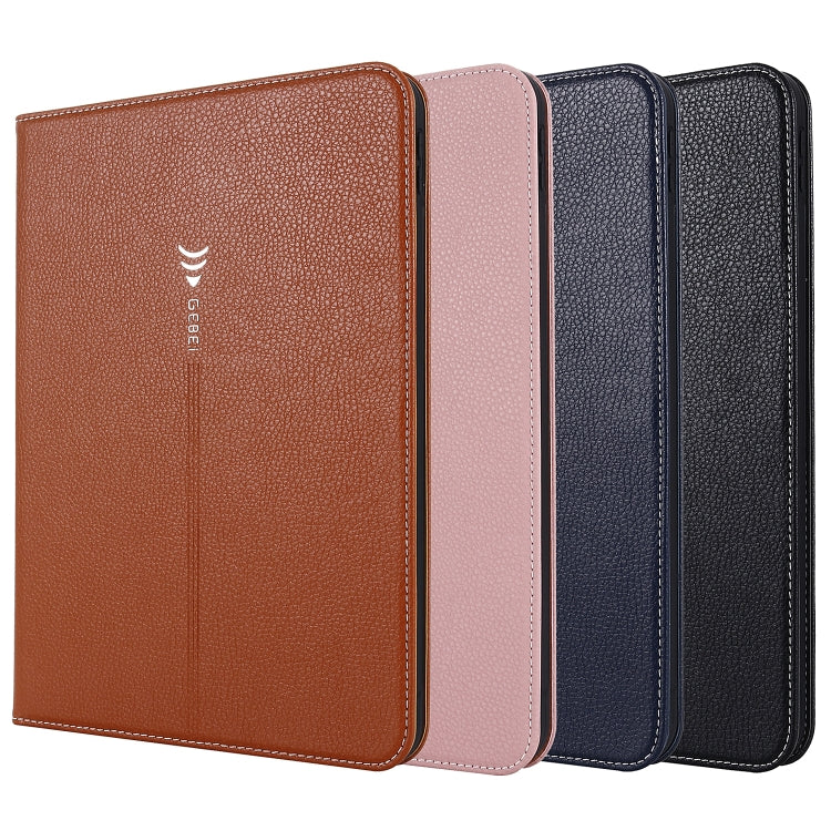 GEBEI Silk Texture Flip Tablet Leather Case, For iPad 10th Gen 10.9 2022