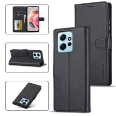 LC.IMEEKE Calf Texture Leather Phone Case, For Xiaomi 13T Pro 5G, For Xiaomi Redmi 12 4G Global, For Xiaomi Redmi Note 12 4G Global, For Xiaomi Redmi A2