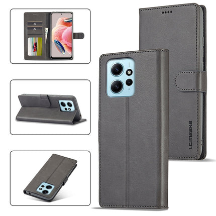 LC.IMEEKE Calf Texture Leather Phone Case, For Xiaomi 13T Pro 5G, For Xiaomi Redmi 12 4G Global, For Xiaomi Redmi Note 12 4G Global, For Xiaomi Redmi A2