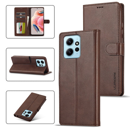 LC.IMEEKE Calf Texture Leather Phone Case, For Xiaomi 13T Pro 5G, For Xiaomi Redmi 12 4G Global, For Xiaomi Redmi Note 12 4G Global, For Xiaomi Redmi A2