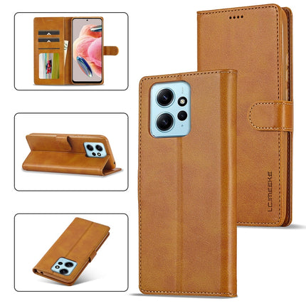 LC.IMEEKE Calf Texture Leather Phone Case, For Xiaomi 13T Pro 5G, For Xiaomi Redmi 12 4G Global, For Xiaomi Redmi Note 12 4G Global, For Xiaomi Redmi A2