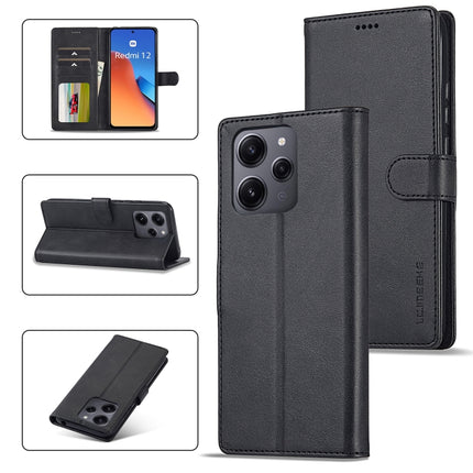 LC.IMEEKE Calf Texture Leather Phone Case, For Xiaomi 13T Pro 5G, For Xiaomi Redmi 12 4G Global, For Xiaomi Redmi Note 12 4G Global, For Xiaomi Redmi A2