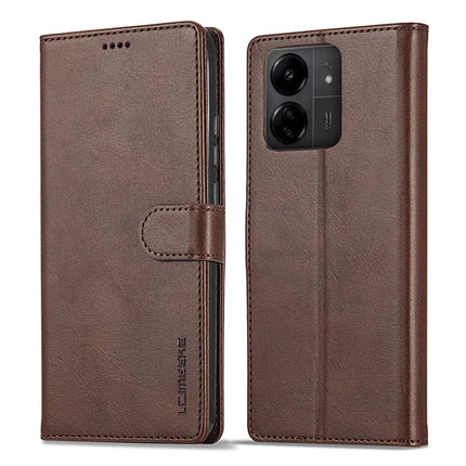 LC.IMEEKE Calf Texture Leather Phone Case, For Xiaomi Redmi A3, For Xiaomi Redmi Note 13 Pro 4G, For Xiaomi Redmi Note 13 4G, For Xiaomi Redmi 13C 4G/5G/Poco C65