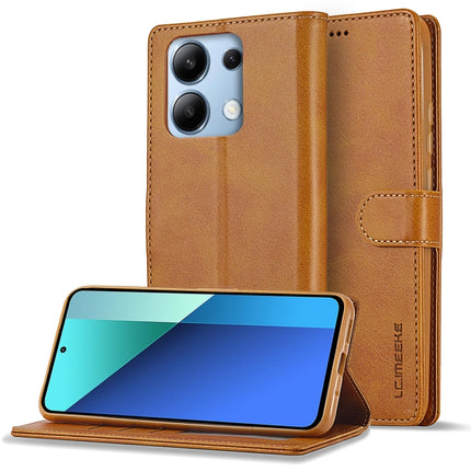 LC.IMEEKE Calf Texture Leather Phone Case, For Xiaomi Redmi A3, For Xiaomi Redmi Note 13 Pro 4G, For Xiaomi Redmi Note 13 4G, For Xiaomi Redmi 13C 4G/5G/Poco C65