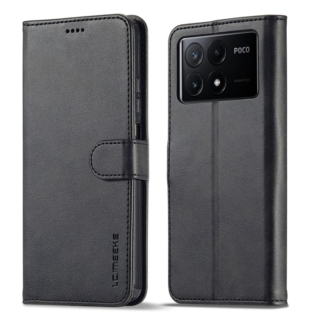 LC.IMEEKE Calf Texture Leather Phone Case, For Xiaomi Poco X6 Pro, For Xiaomi Redmi Note 13 5G, For Xiaomi Redmi Note 13 Pro+, For Xiaomi Redmi Note 13 Pro 5G