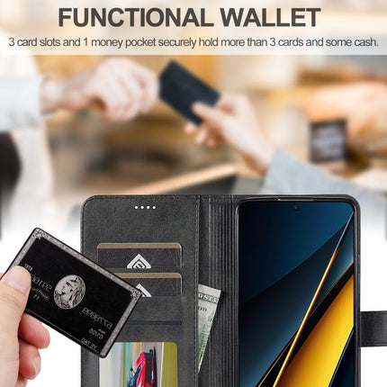 LC.IMEEKE Calf Texture Leather Phone Case, For Xiaomi Poco X6 Pro, For Xiaomi Redmi Note 13 5G, For Xiaomi Redmi Note 13 Pro+, For Xiaomi Redmi Note 13 Pro 5G