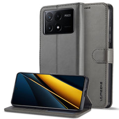 LC.IMEEKE Calf Texture Leather Phone Case, For Xiaomi Poco X6 Pro, For Xiaomi Redmi Note 13 5G, For Xiaomi Redmi Note 13 Pro+, For Xiaomi Redmi Note 13 Pro 5G