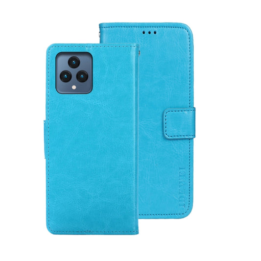 idewei Crazy Horse Texture Leather Phone Case with Holder, For T-Mobile REVVL 6 5G, For Motorola Moto G23/G13, For Motorola Moto G73